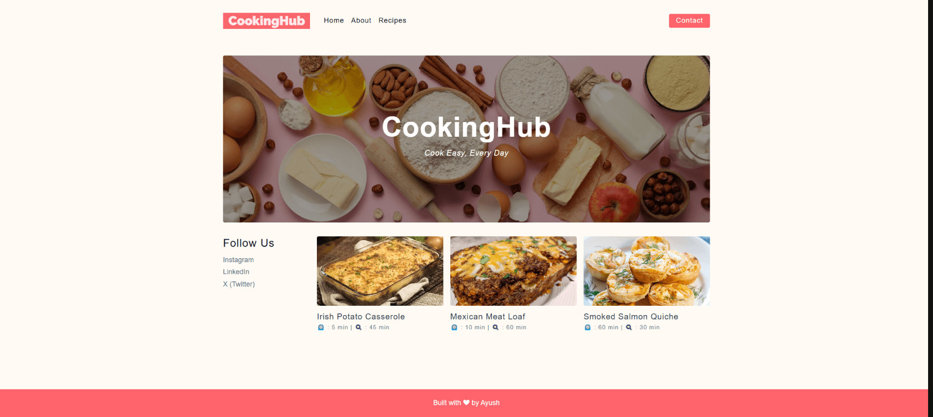 Cooking Hub not found