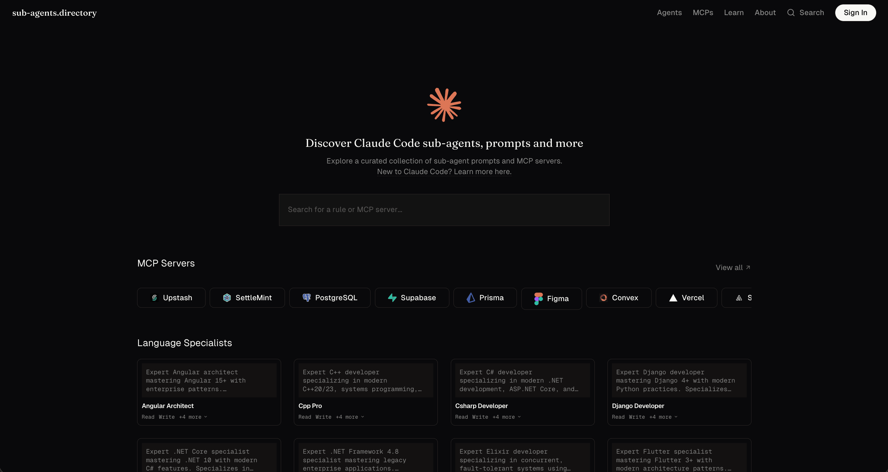 Sub-Agents Directory not found