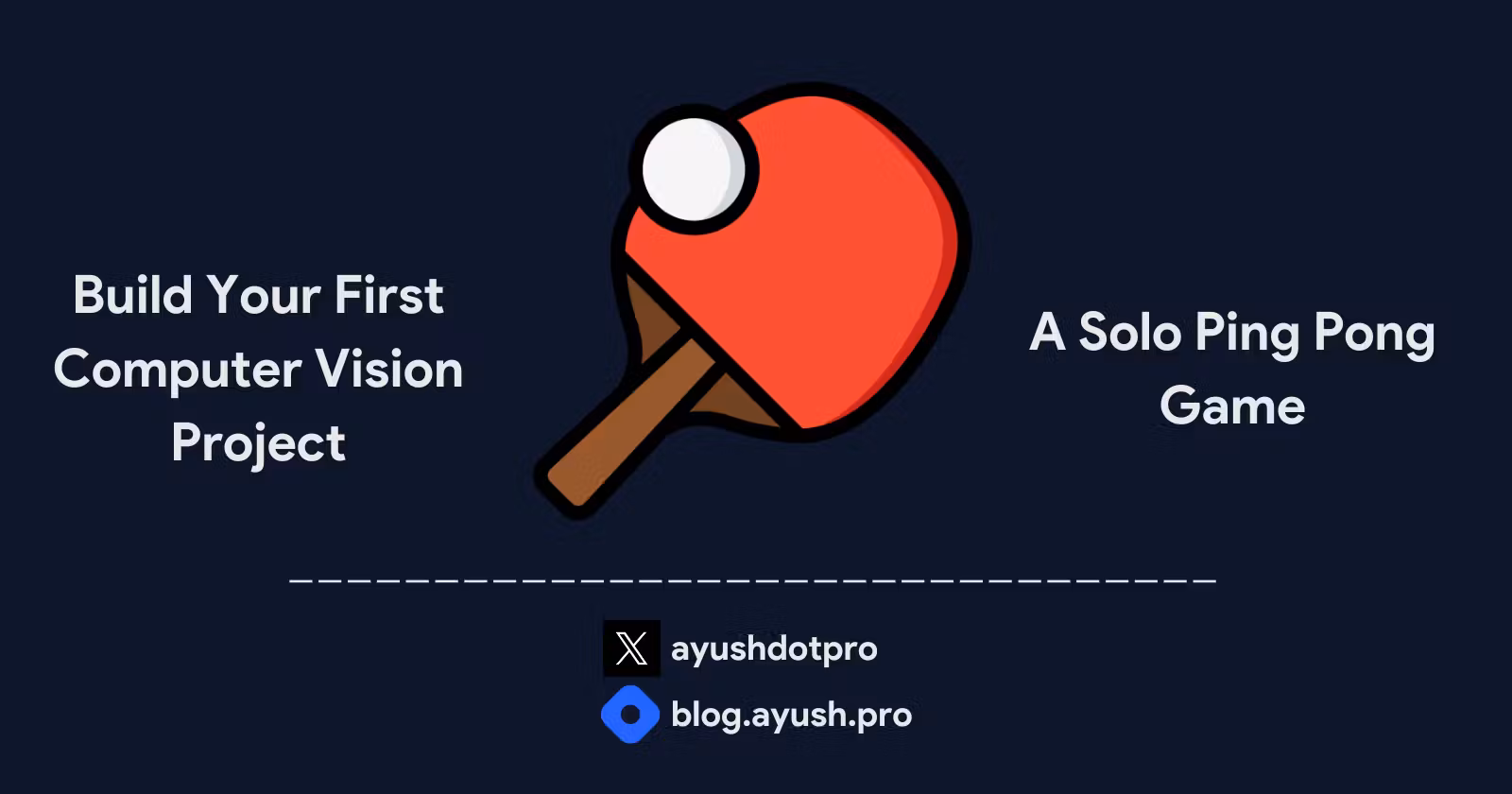 Build Your First Computer Vision Project